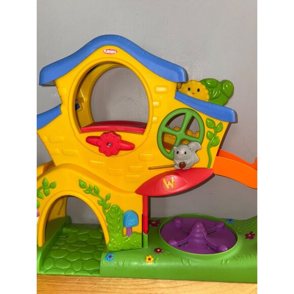 Weebles Wobble Tree House Turn N Tumble Musical 2010 Playskool Sound Works Toy - Picture 3 of 12